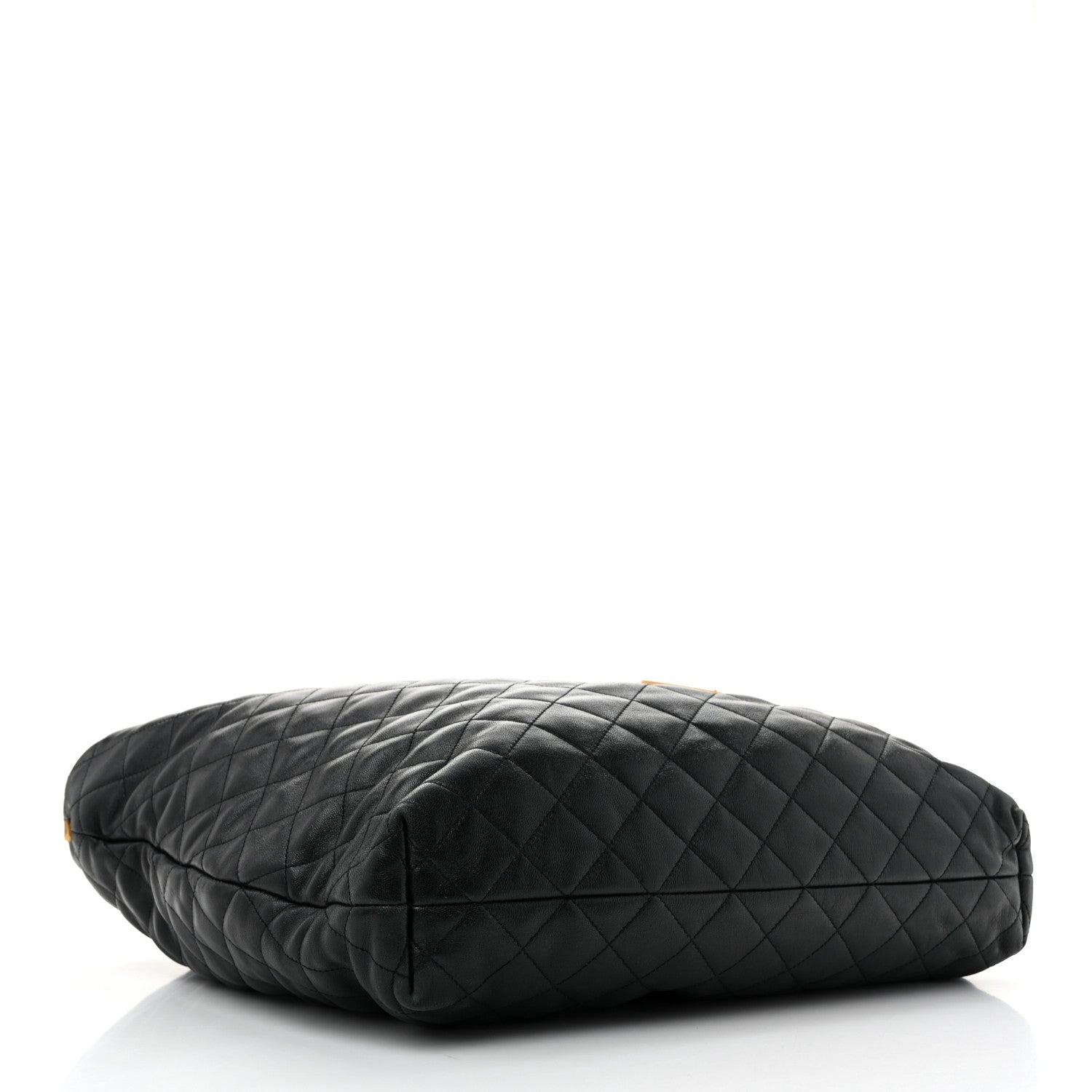 Saint Laurent Lambskin Quilted Maxi Icare Shopping Tote Black 4 of 14