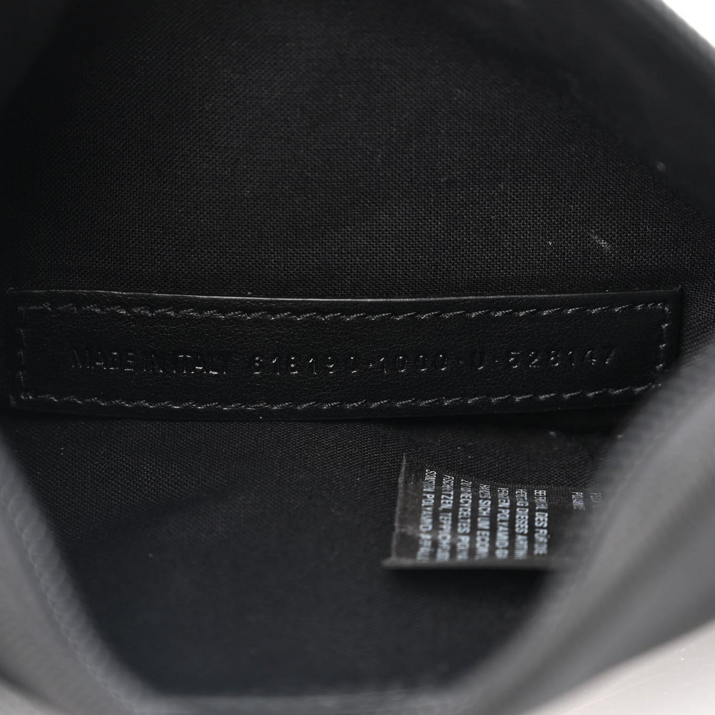 Sustainable Casual Nylon Weekend Belt Wallet Black