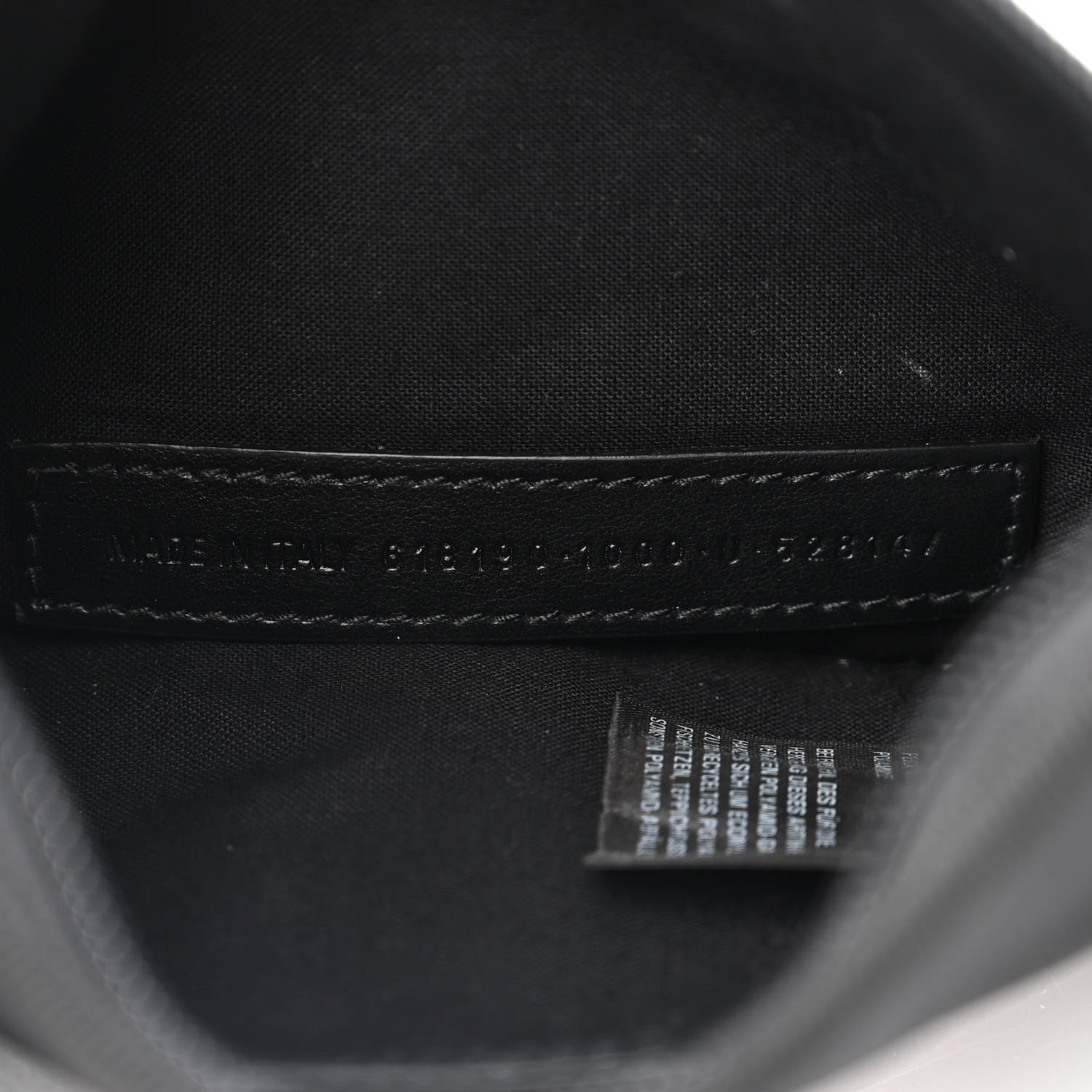 Balenciaga Sustainable Casual Nylon Weekend Belt Wallet Black 8 of 11