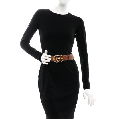Gucci Faded Calfskin Grommet Double G 40mm Belt 65 26 Cuir 2 of 9