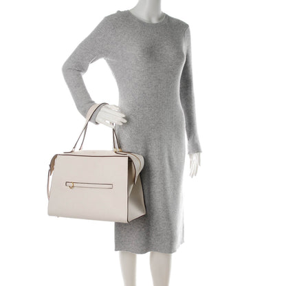 Celine Bullhide Calfskin Medium Ring Bag White 2 of 7