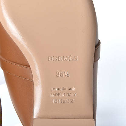 Hermes Calfskin Oz Mules 35.5 Palissandre 7 of 10