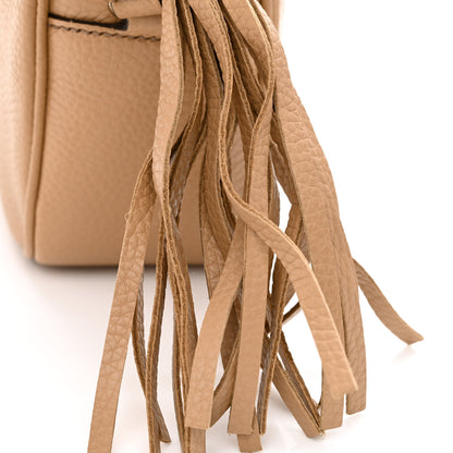 Gucci Pebbled Calfskin Small Soho Disco Bag Camelia 11 of 11
