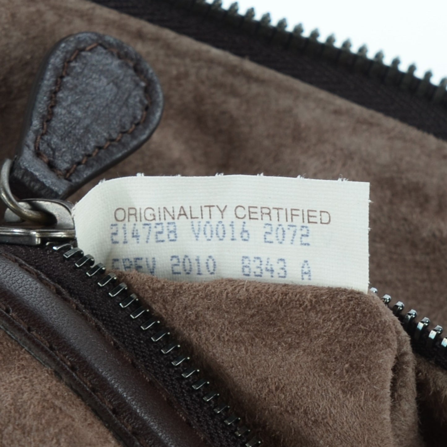 Nappa Intrecciato Tote Ebano
