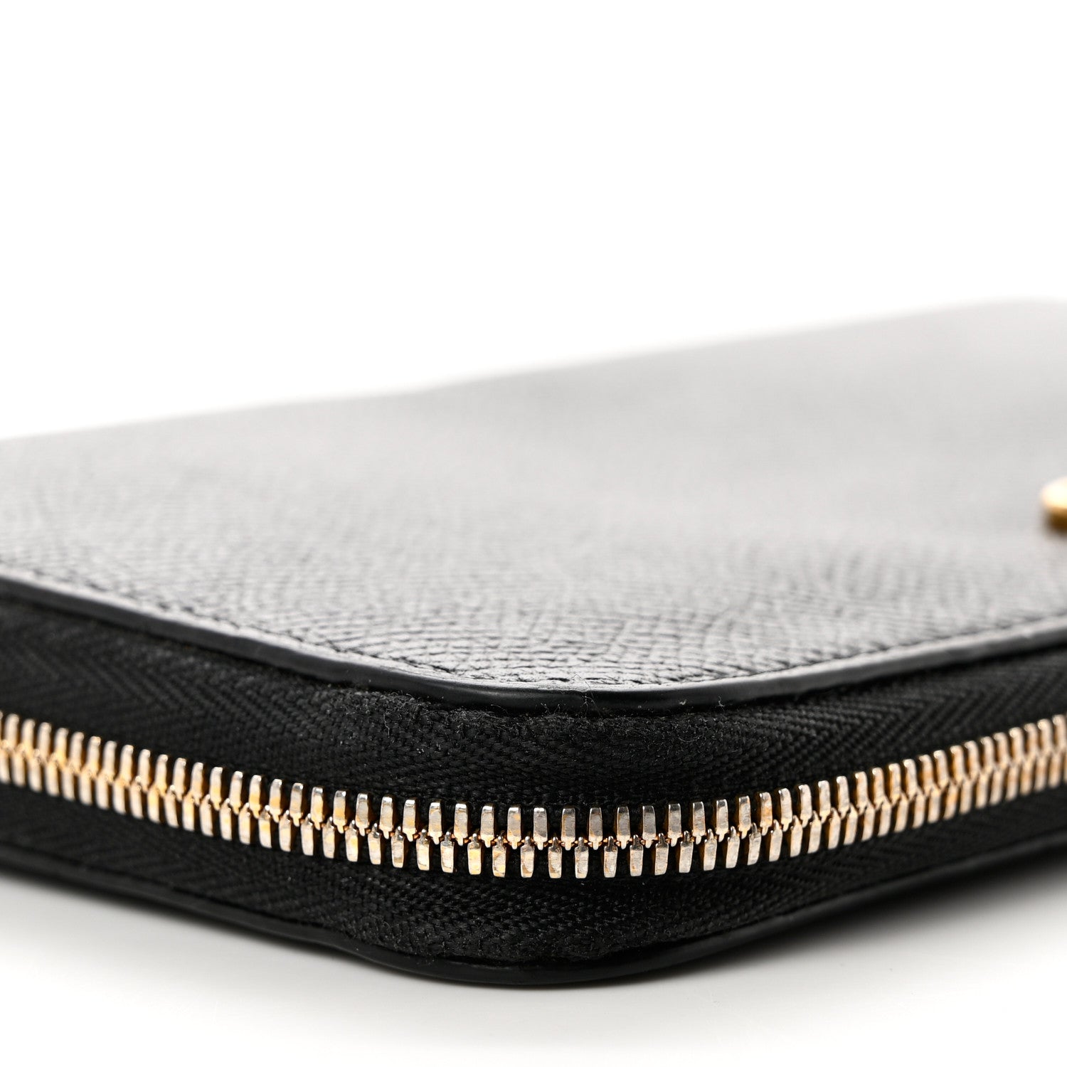 Balenciaga Grained Calfskin BB Continental Zip Around Wallet Black 8 of 9