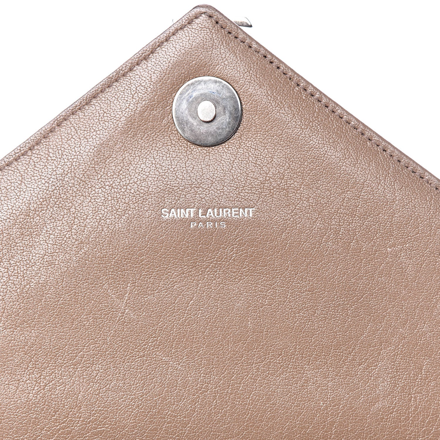 Saint Laurent Sheepskin Matelasse Chevron Monogram Medium College Bag Fard 7 of 12