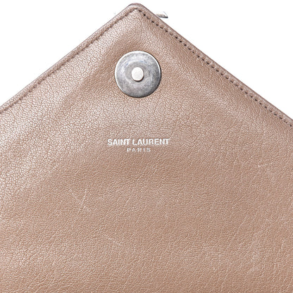 Saint Laurent Sheepskin Matelasse Chevron Monogram Medium College Bag Fard 7 of 12