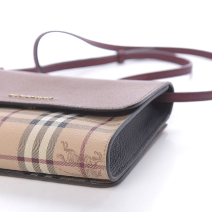 Burberry Haymarket Check Small Loxley Crossbody Bright Toffee 10 of 11