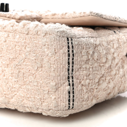 Chanel Tweed Quilted Mini Rectangular Flap Light Pink Black 10 of 12