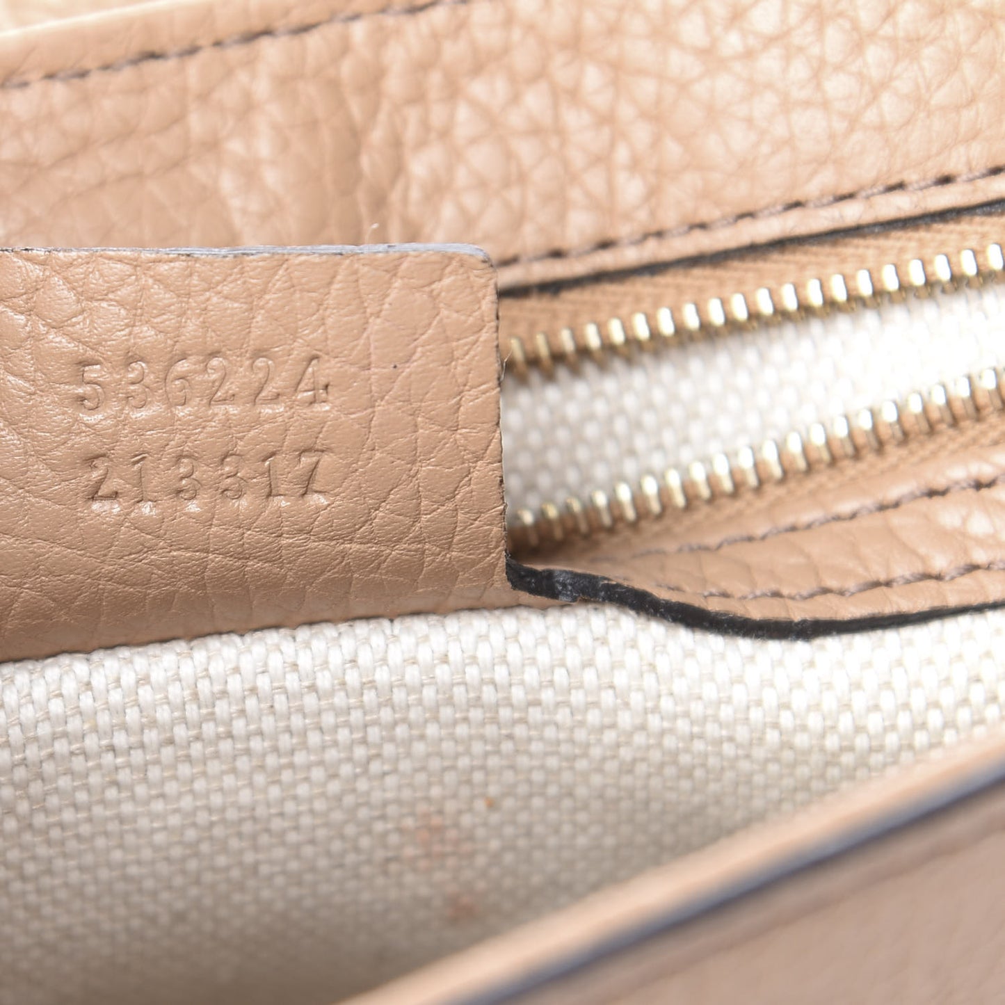 Pebbled Calfskin Medium Soho Flap Crossbody Camelia