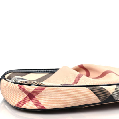 Burberry Nova Check Mini Shoulder Bag Black 8 of 9