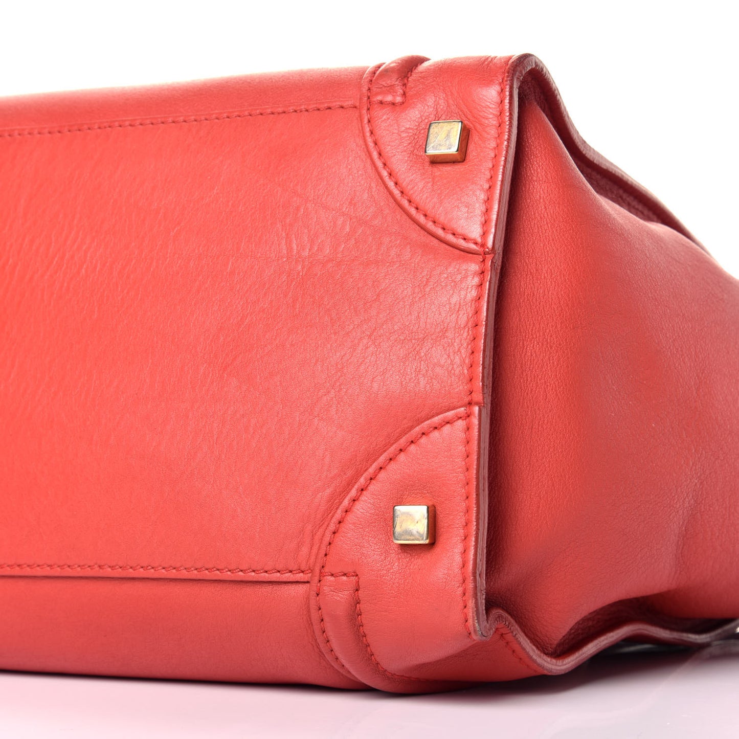 Calfskin Mini Luggage Red