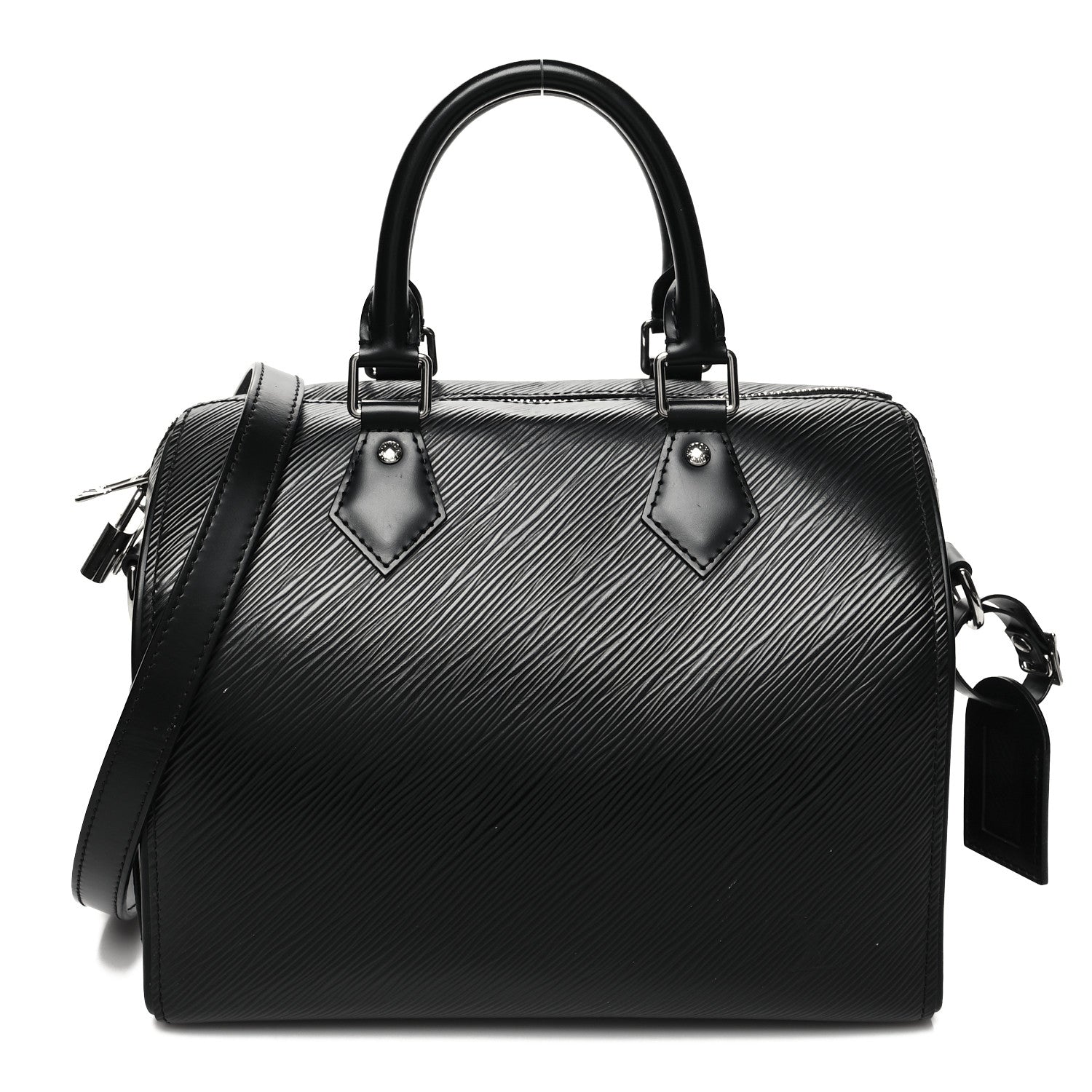 Louis Vuitton Epi Speedy Bandouliere 25 Black 1 of 11