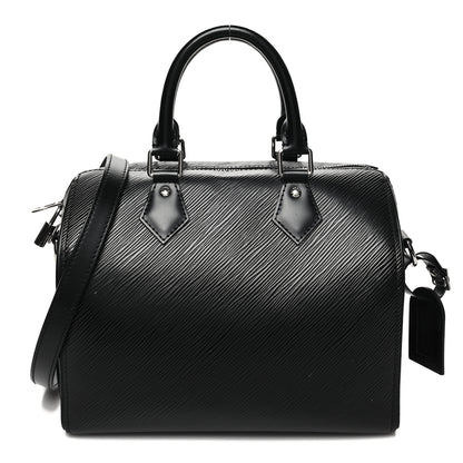 Louis Vuitton Epi Speedy Bandouliere 25 Black 1 of 11