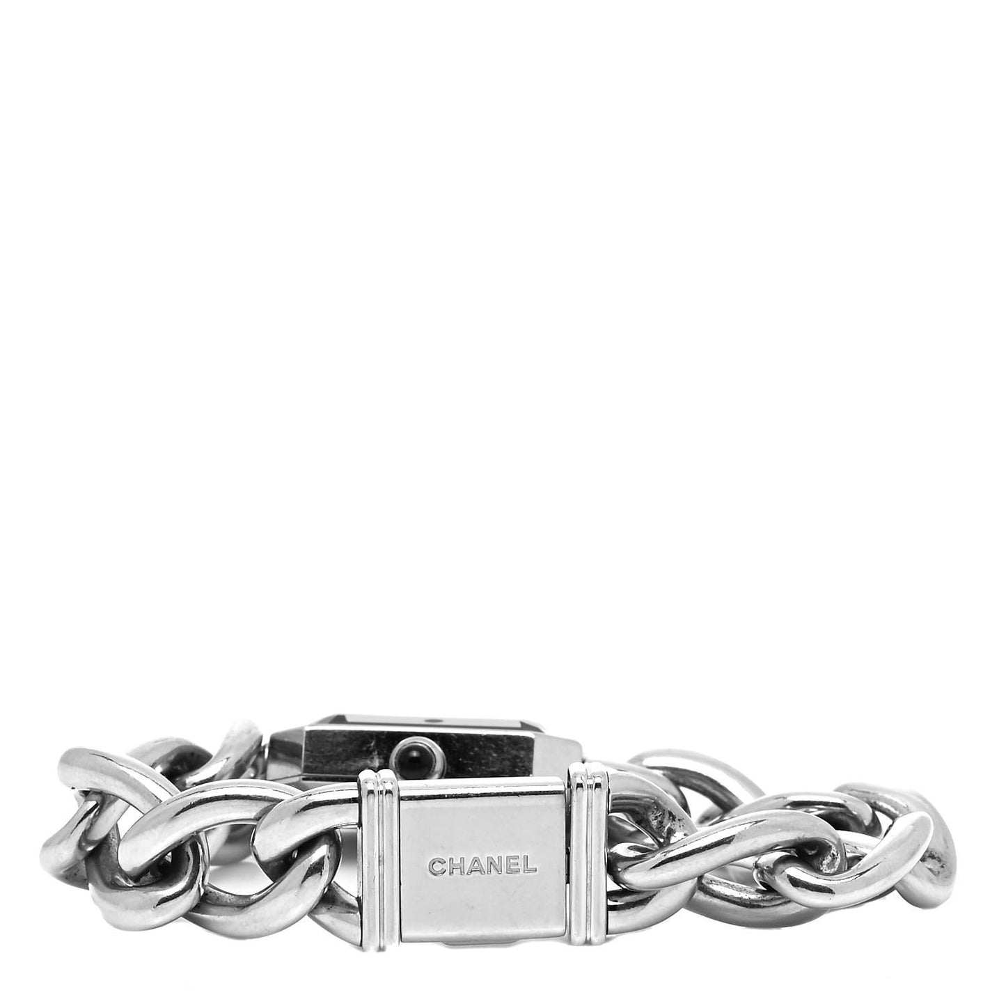 Stainless Steel 20mm Chain Premiere Quartz Watch Black M