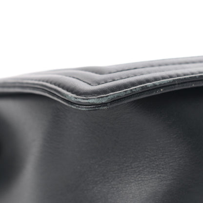 Chanel Calfskin Horizontal Quilted New Medium Boy Flap Black 10 of 15