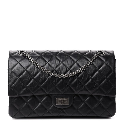 Chanel Aged Calfskin Quilted 2.55 Reissue 226 Flap Black 1 of 11