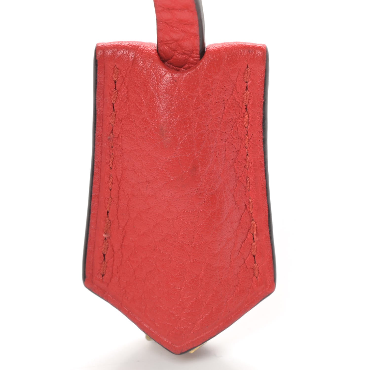 Louis Vuitton Calfskin Clochette Key Bell Holder and Lock Set Corail 5 of 6