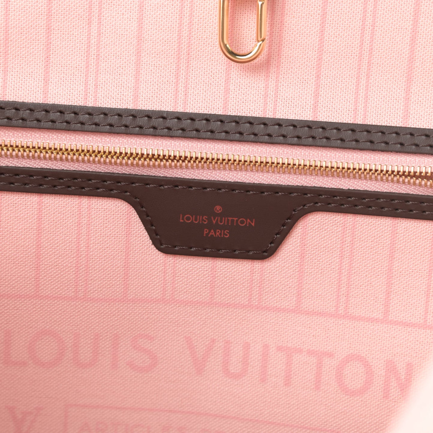 Damier Ebene Neo Neverfull MM Rose Ballerine