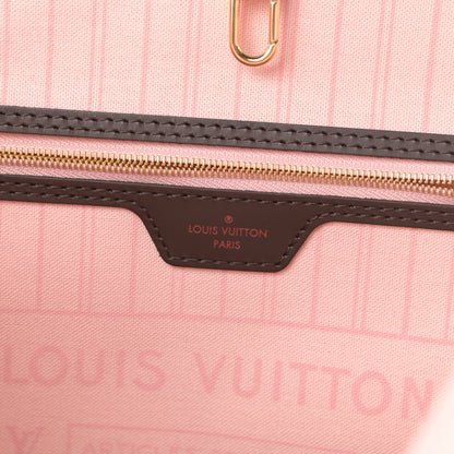 Louis Vuitton Damier Ebene Neo Neverfull MM Rose Ballerine 7 of 11