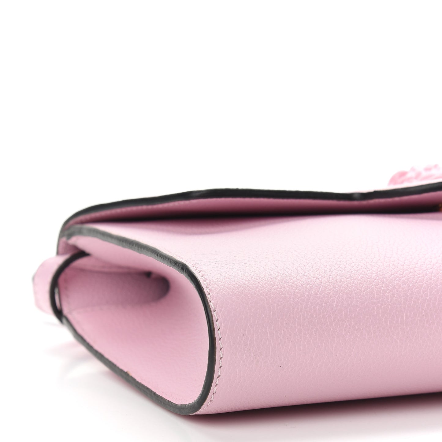 Vitello Medusa Clutch Bag Pink