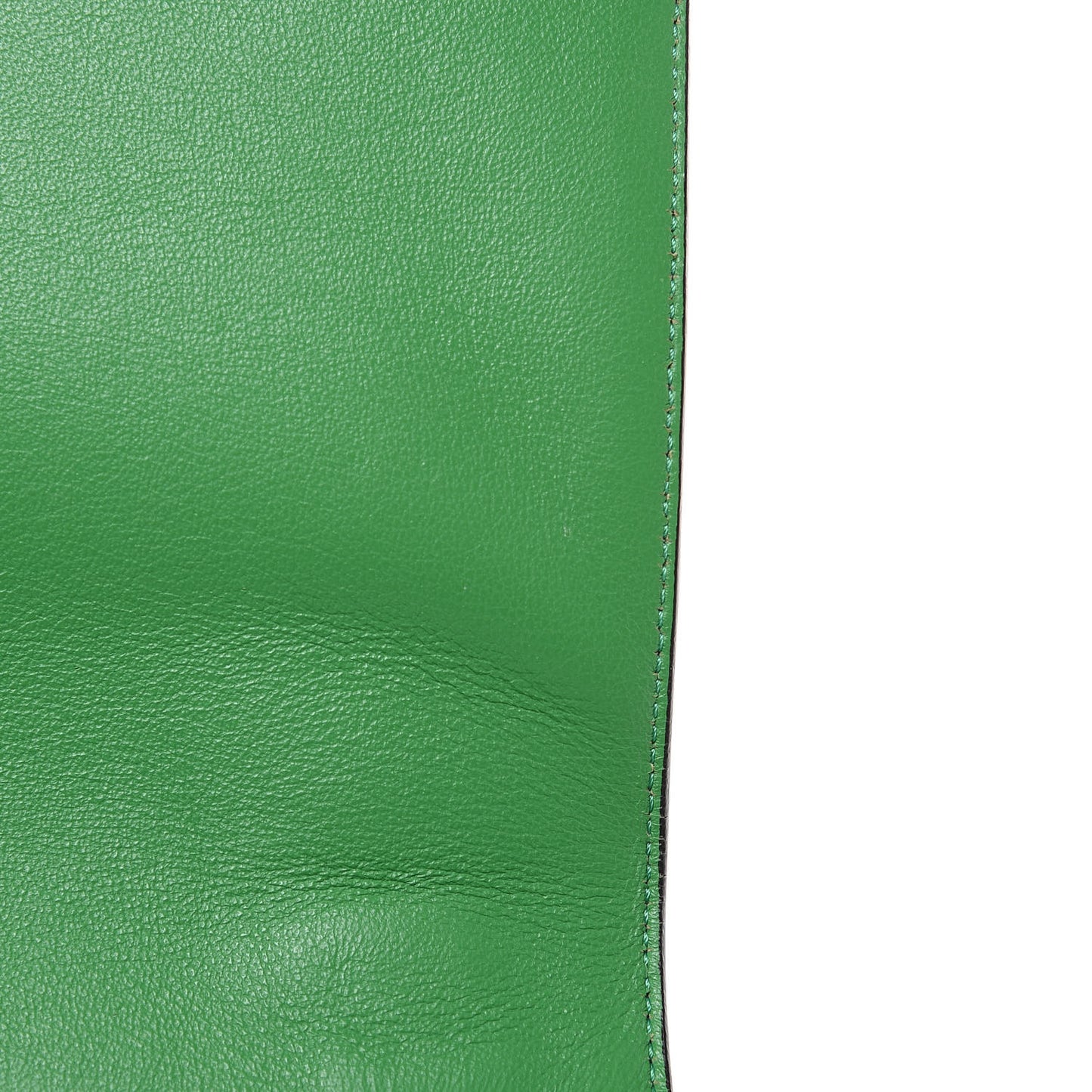 Drummed Calfskin Suede Small Trapeze Mint