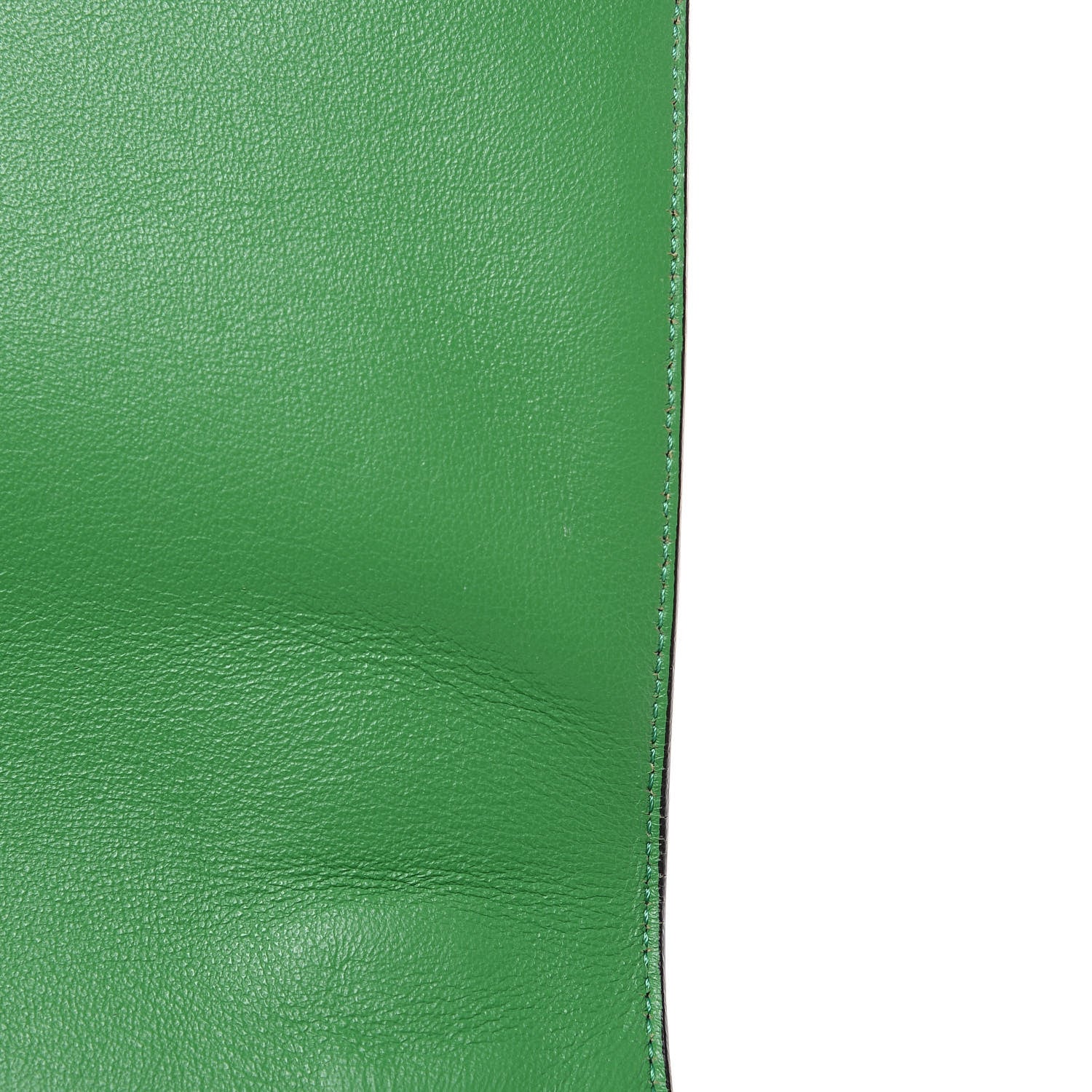 Celine Drummed Calfskin Suede Small Trapeze Mint 14 of 15