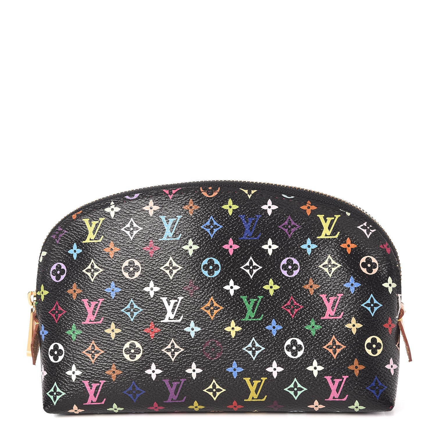 Louis Vuitton Monogram Multicolor Cosmetic Pouch Black Grenade 1 of 6