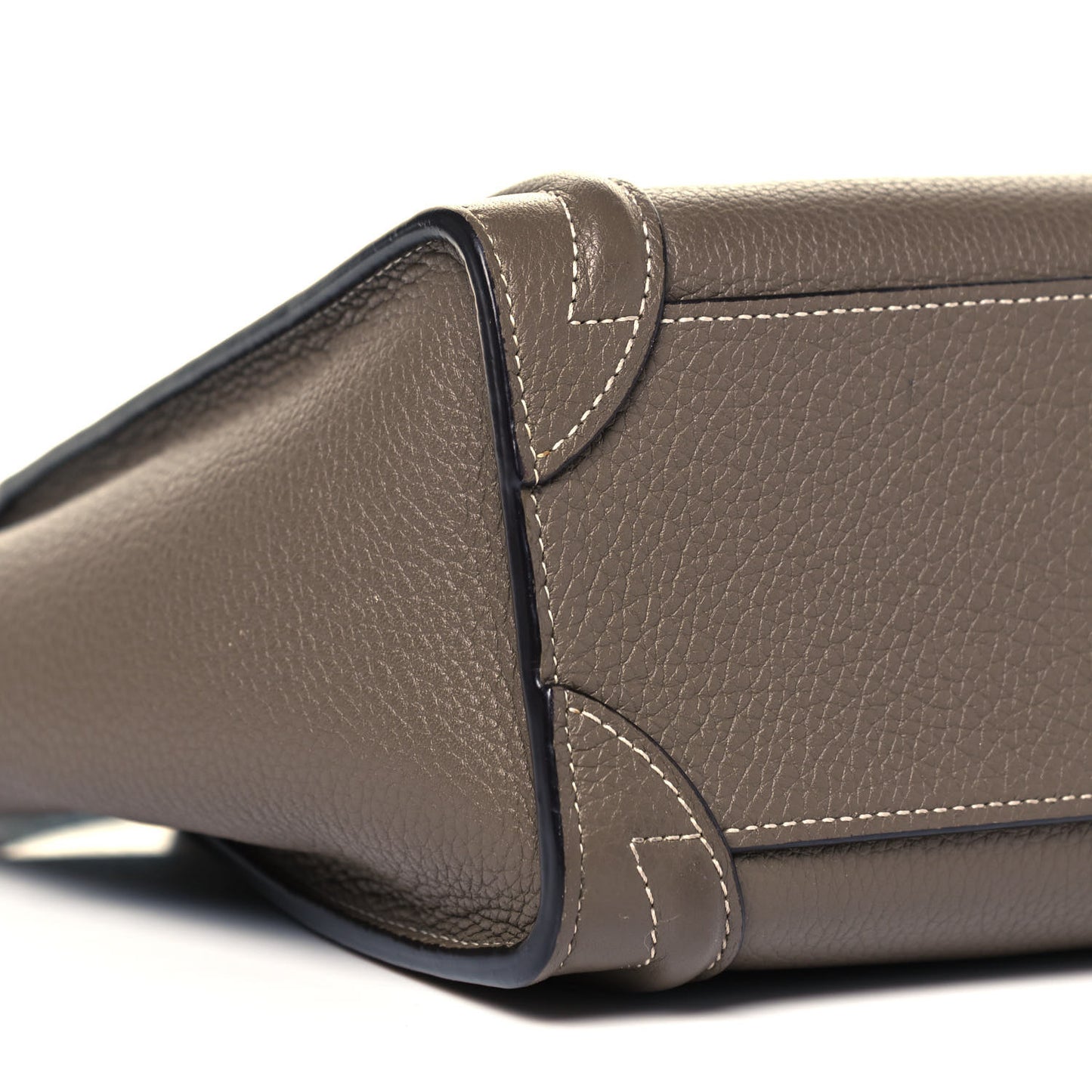 Drummed Calfskin Nano Luggage Souris