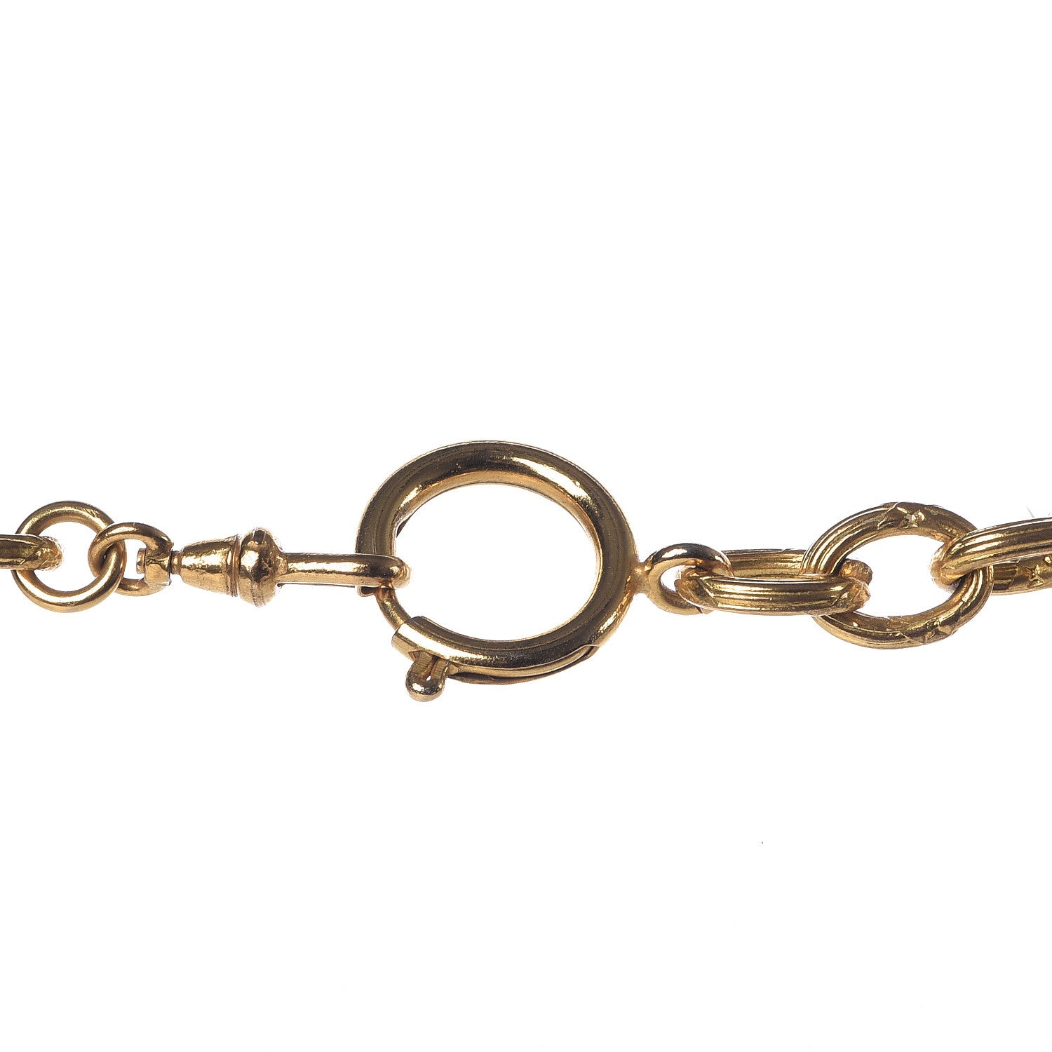 Chanel CC Medallion Necklace Gold 5 of 5