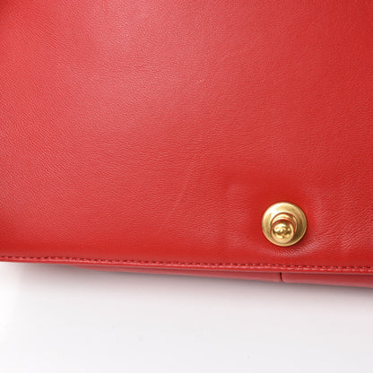 Chanel Lambskin Quilted New Medium Boy Flap Red 14 of 17