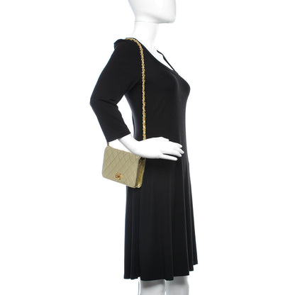 Chanel Metallic Lambskin Quilted Mini Flap Gold 2 of 16