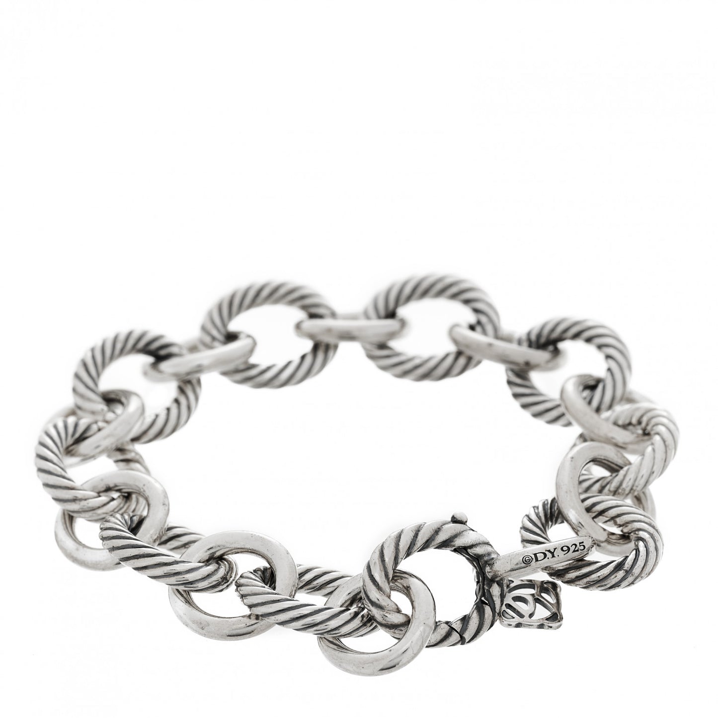 Sterling Silver 12mm Large Oval Link Bracelet