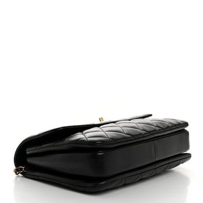 Chanel Lambskin Quilted Medium Trendy CC Flap Dual Handle Bag Black 3 of 9