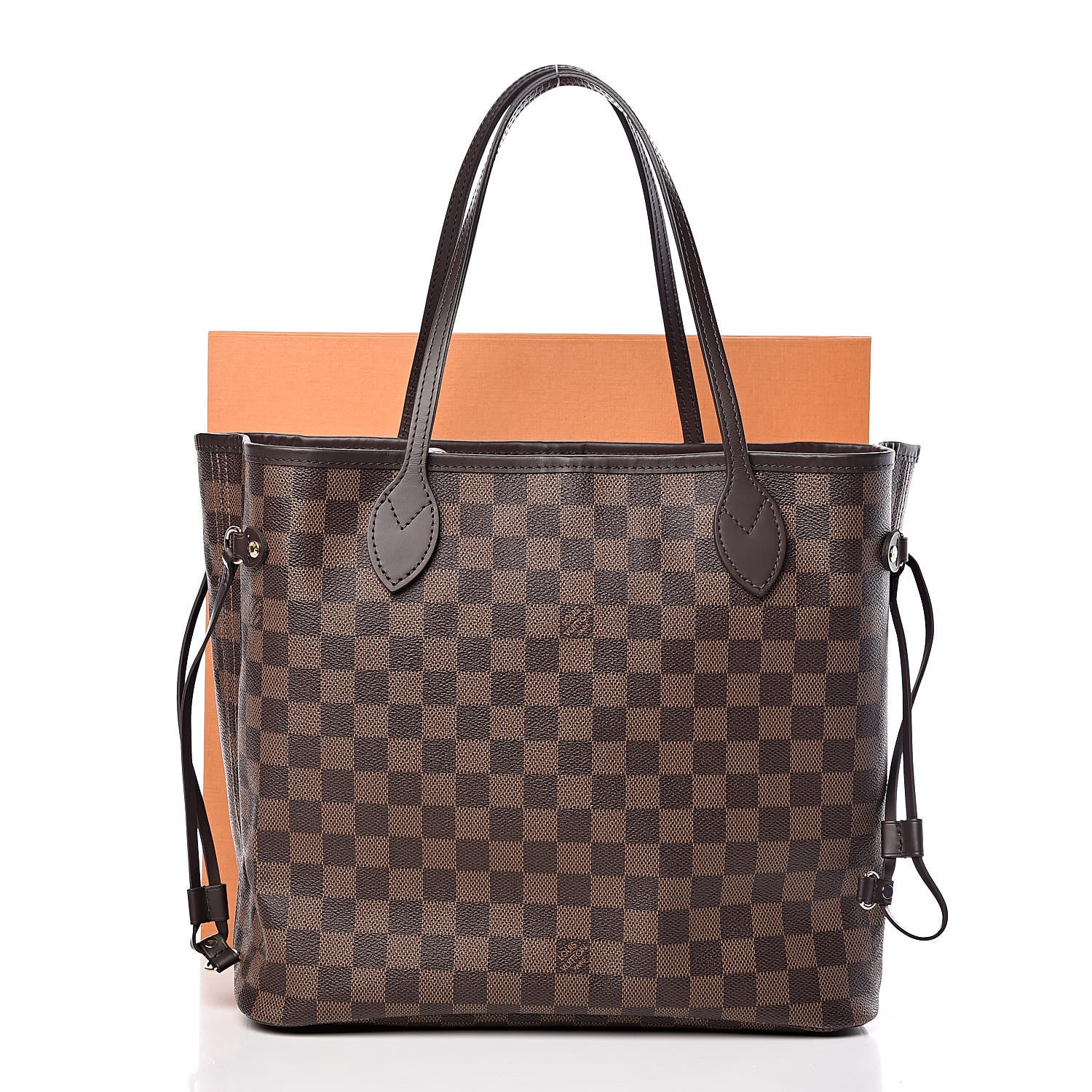 Louis Vuitton Damier Ebene Neo Neverfull MM Rose Ballerine 12 of 12