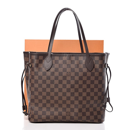 Louis Vuitton Damier Ebene Neo Neverfull MM Rose Ballerine 12 of 12