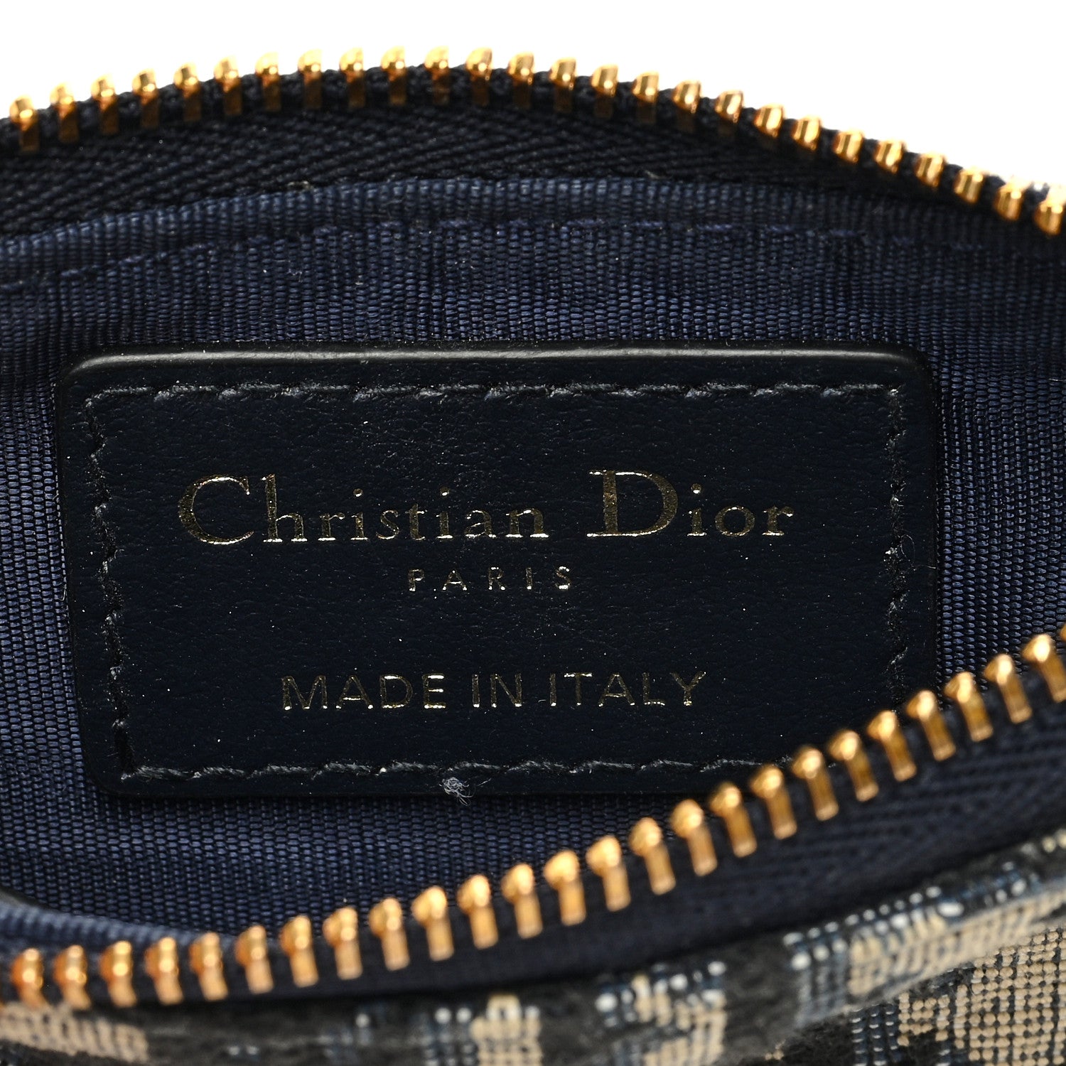Christian Dior Oblique Key Case Blue 6 of 6