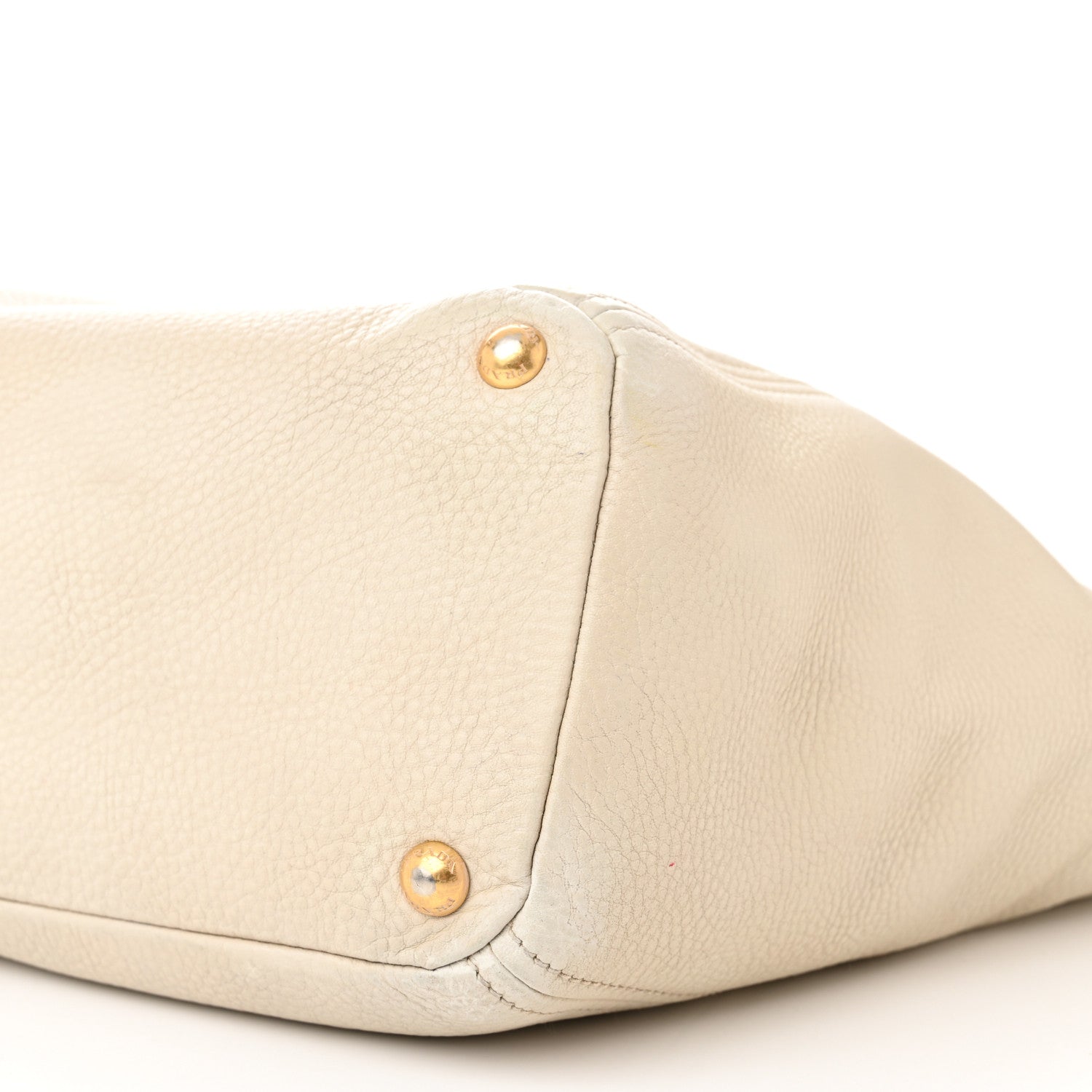 Prada Vitello Daino Side Pocket Tote Talco 10 of 21