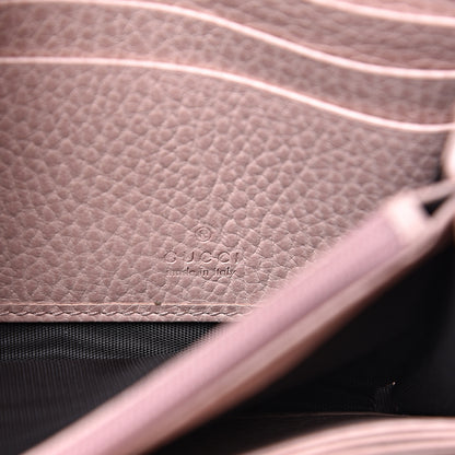 Gucci Dollar Calfskin Garden Continental Wallet Perfect Pink 5 of 8