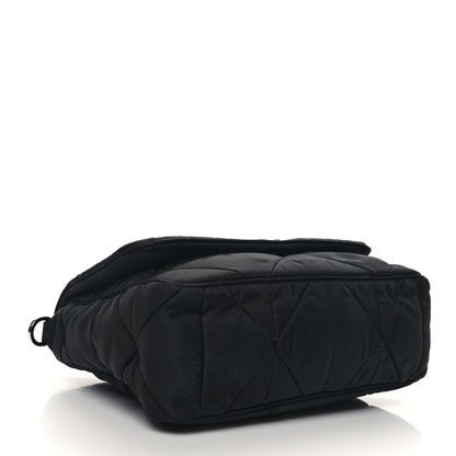 Prada Re-Nylon Quilted Padded Flap Shoulder Bag Black 4 of 12