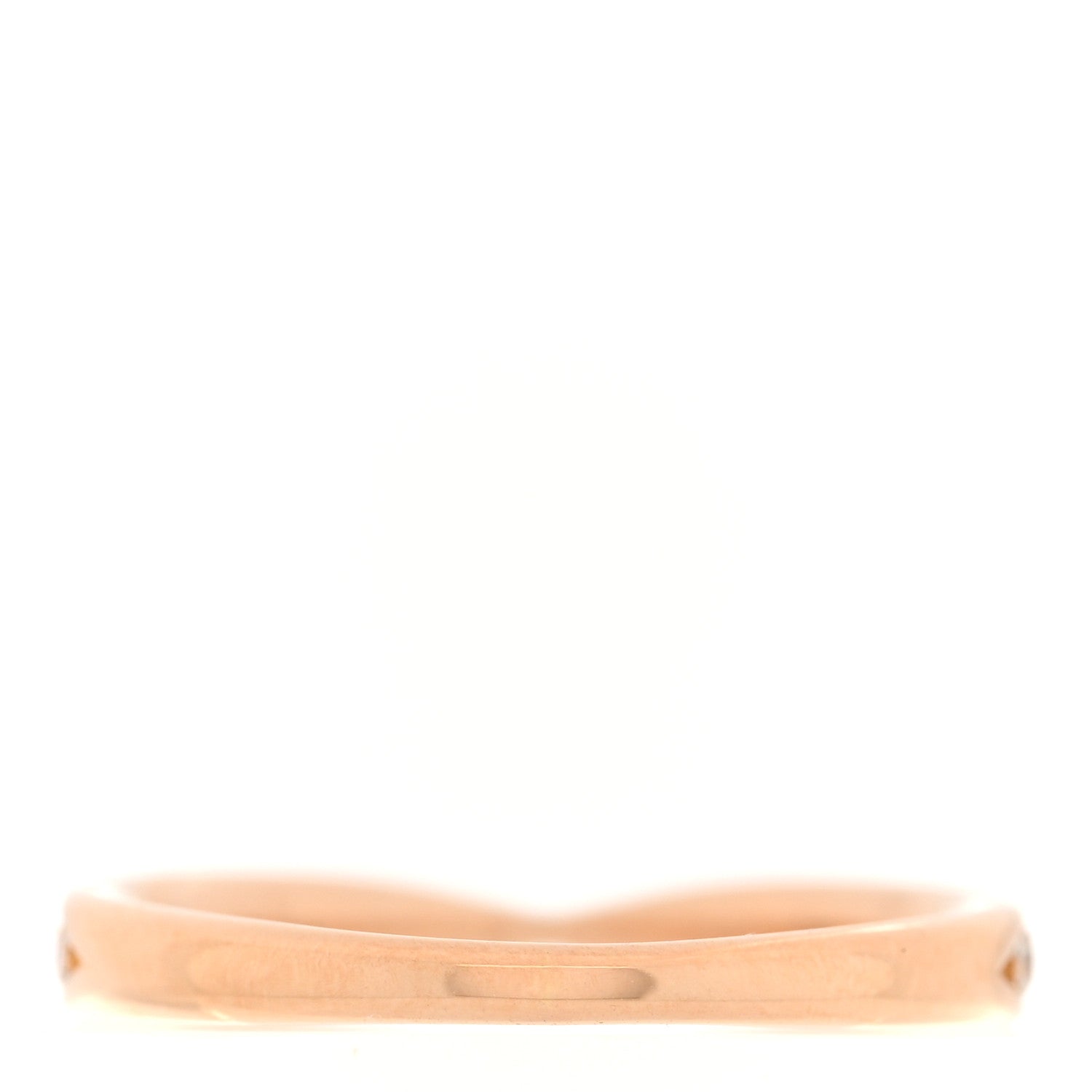 Tiffany 18K Rose Gold Diamond Harmony Band Ring 44 3 3 of 4