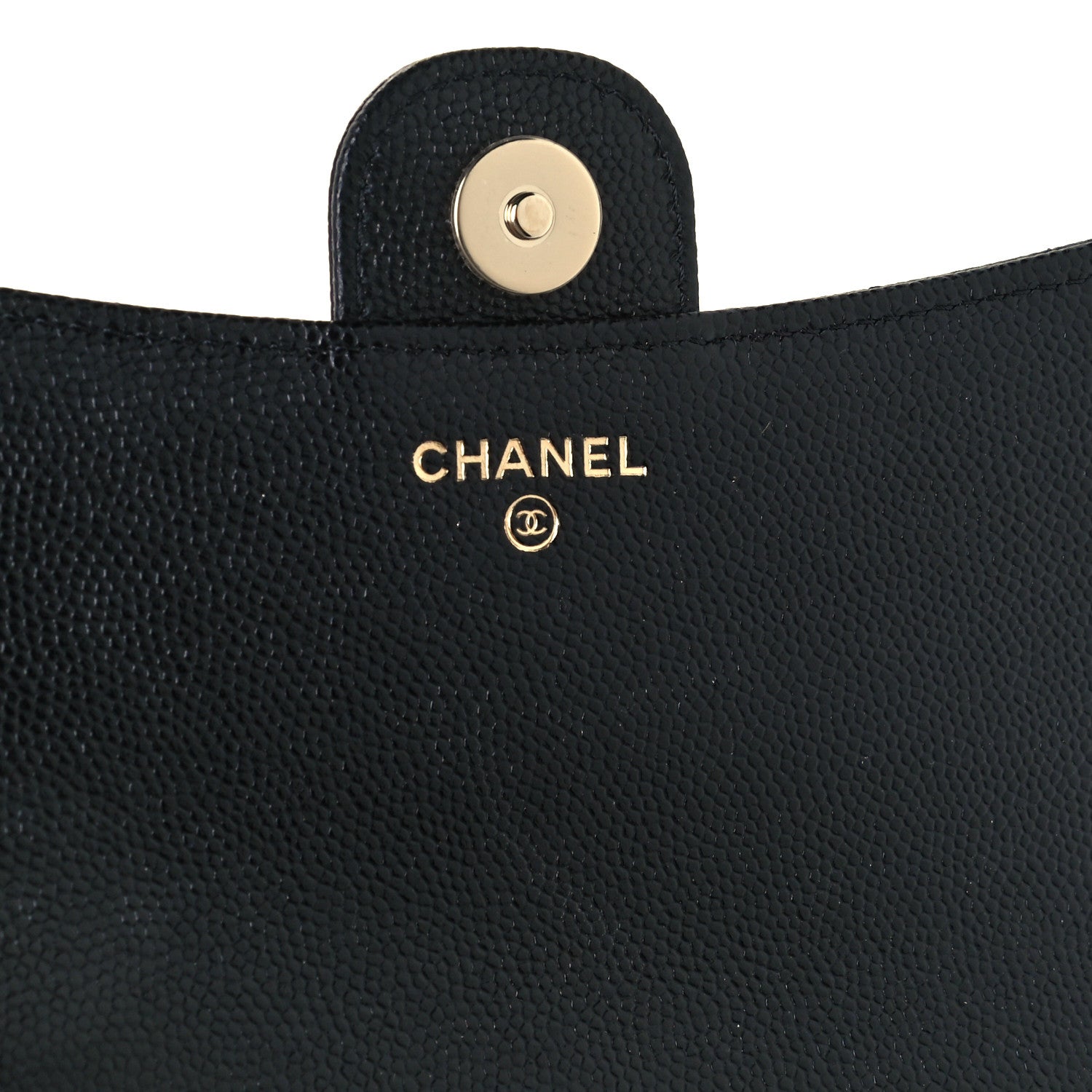 Chanel Caviar Quilted Flap Phone Holder With Chain Black 11 of 13