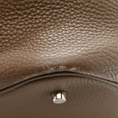 Hermes Taurillon Clemence Picotin Lock TGM Etoupe 27 of 31