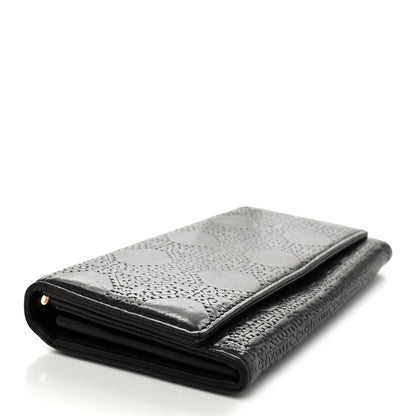 Christian Dior Calfskin Cannage Lady Dior Rendezvous Wallet Black 4 of 8