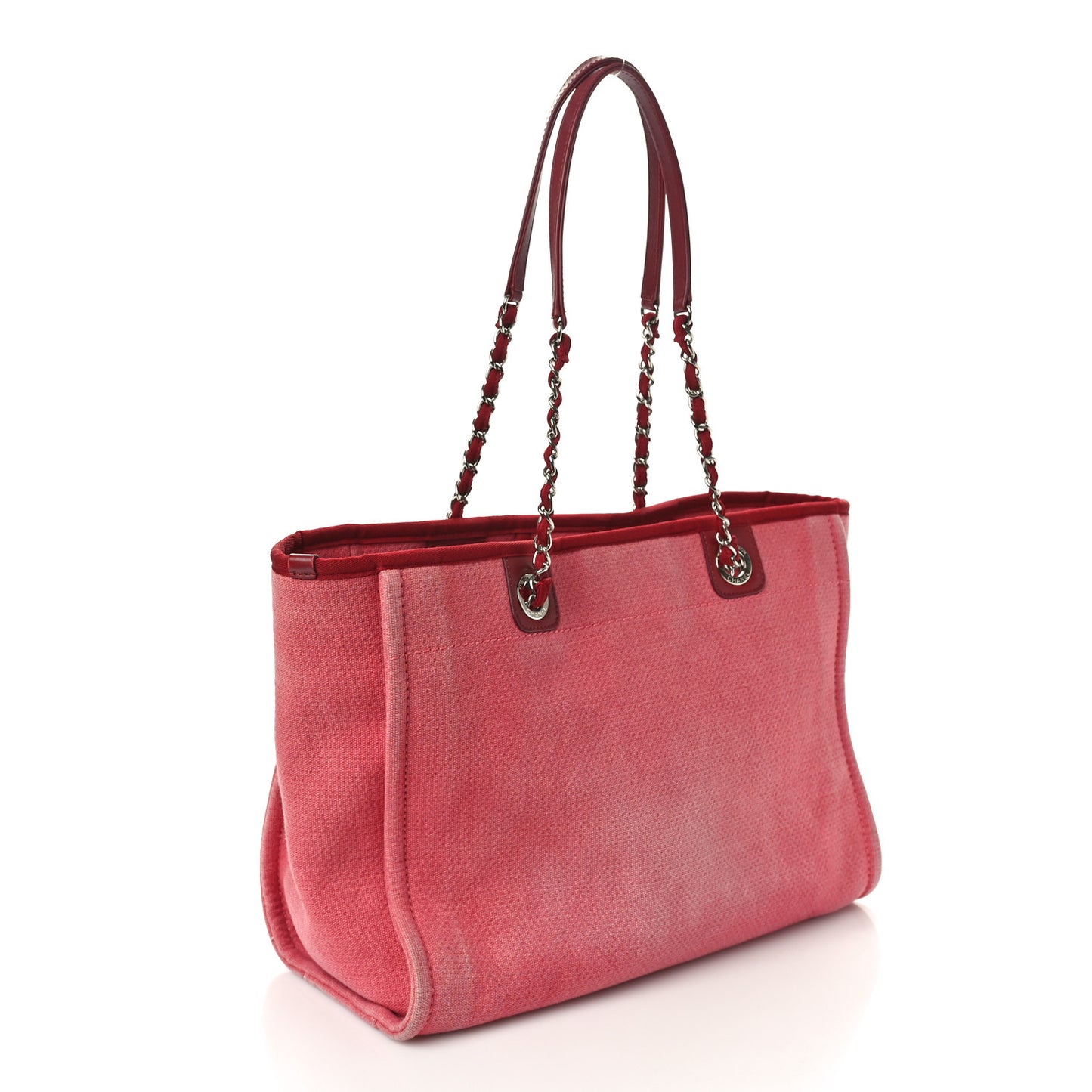 Canvas Small Deauville Tote Red