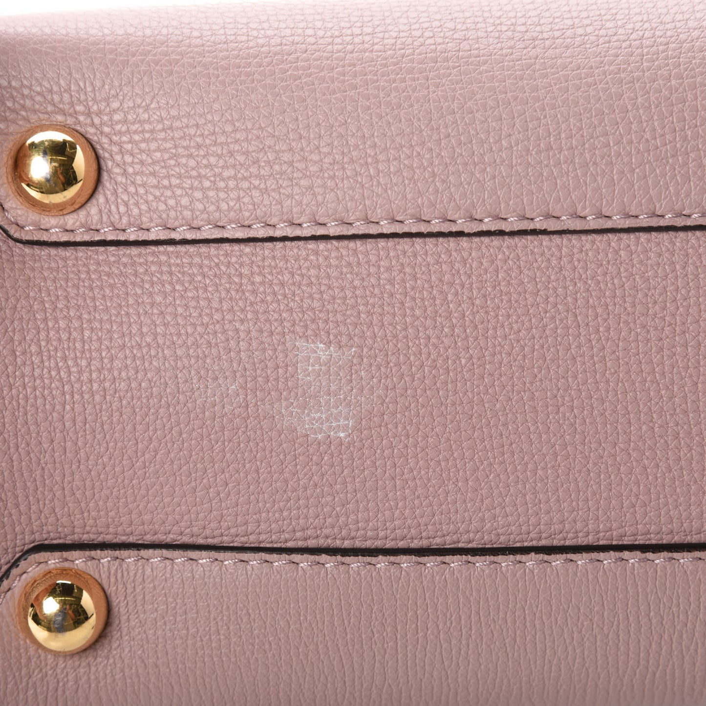 Grainy Calfskin House Check Small Banner Tote Pale Orchid