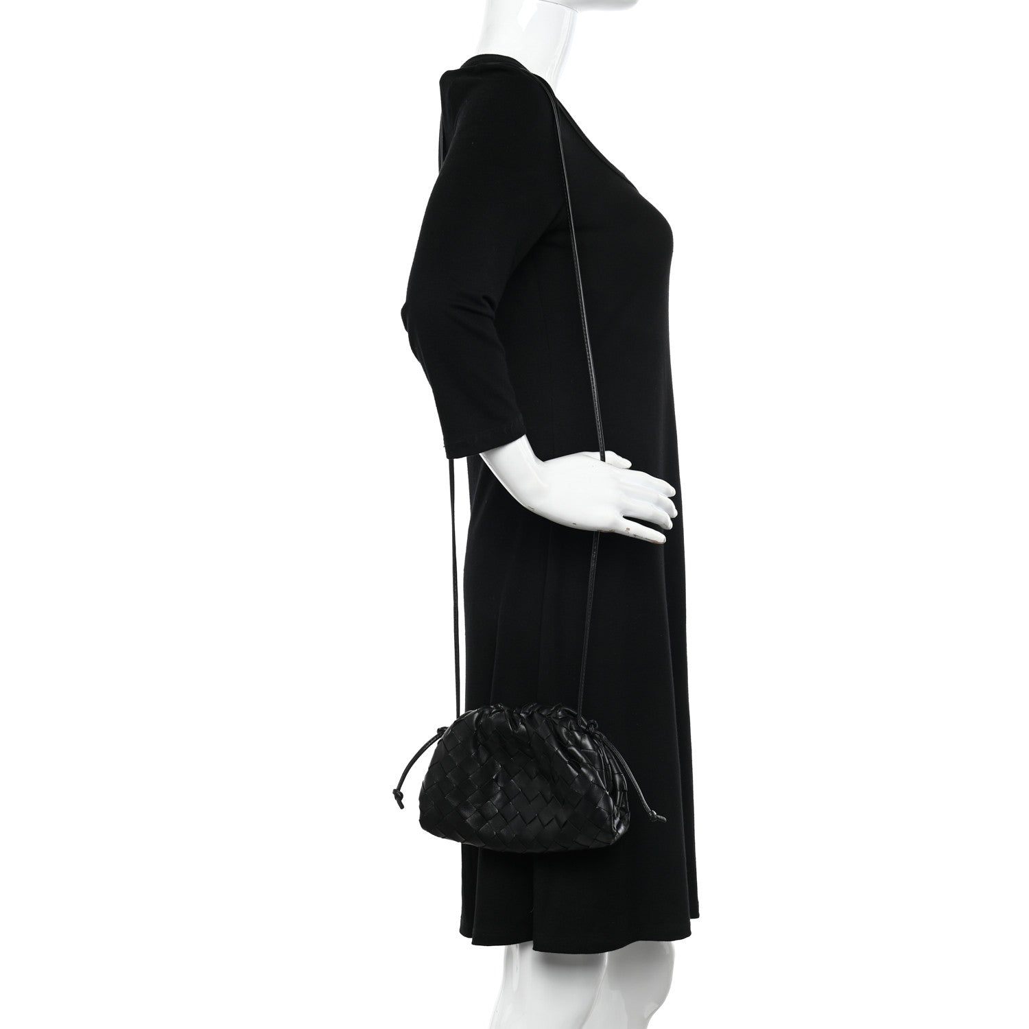 Bottega Veneta Nappa Intrecciato The Mini Pouch Black 2 of 11