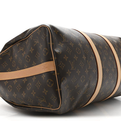 Louis Vuitton Monogram Keepall Bandouliere 50 8 of 13