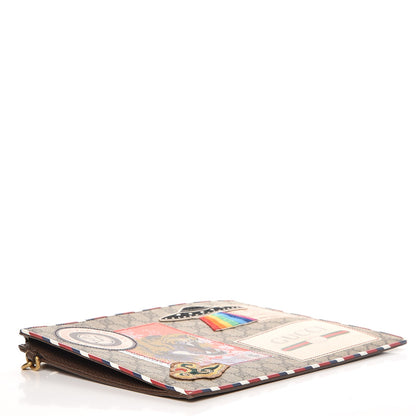 Gucci GG Supreme Monogram Courrier Documents Holder Beige New Acero 4 of 10