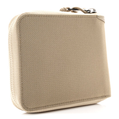Christian Dior X MYSTERY RANCH Cordura Nylon Calfskin Zipped Bi-Fold Wallet Beige 3 of 7
